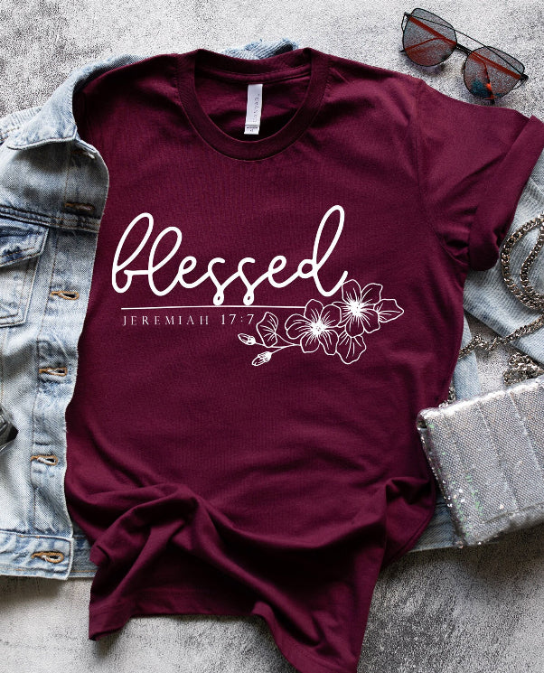 Blessed Jeremiah 17:7 Tee