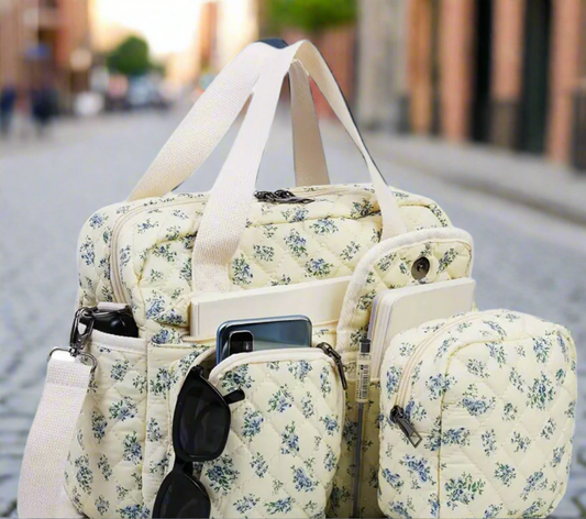 Floral Tote Set