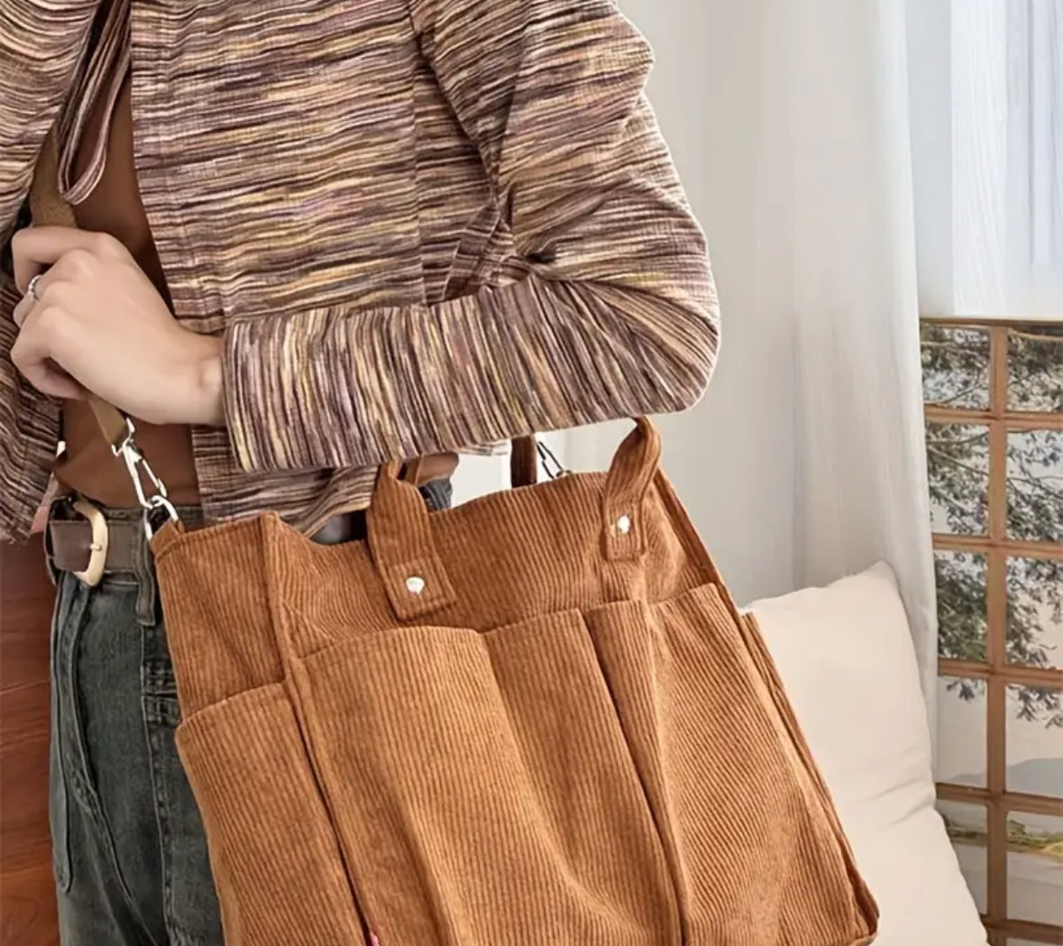 Corduroy Tote