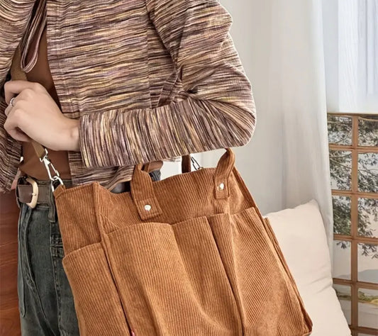 Corduroy Tote